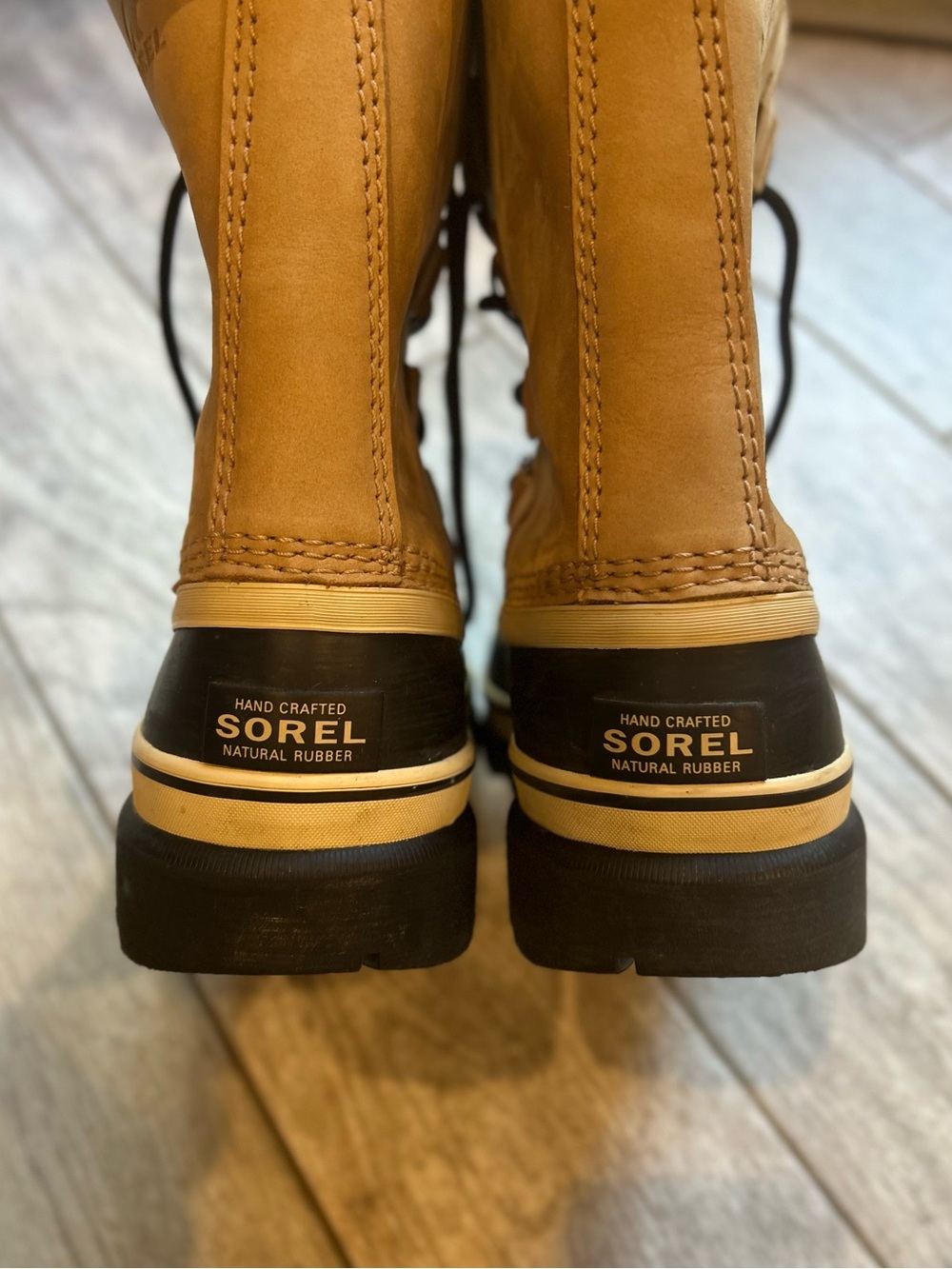 Sorel Caribou Waterproof Winter Boots Women’s Size 8 Tan/Buff - Picture 8 of 12